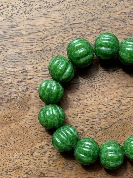 青蛙皮琉璃瓜棱珠手链，顺丰包邮 商品图9