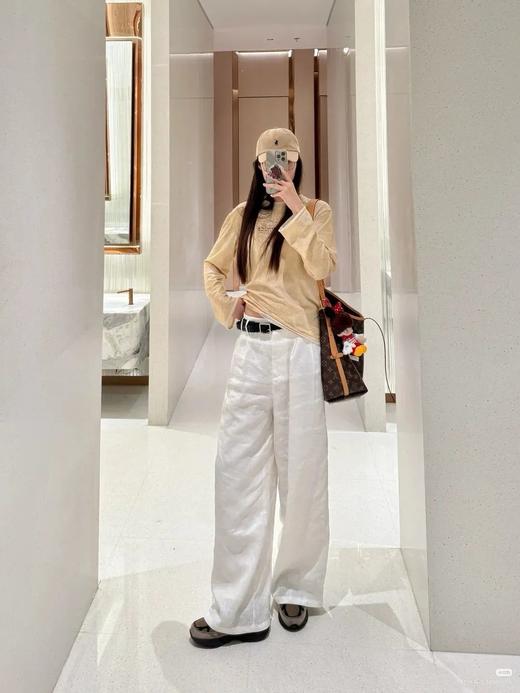 水洗做旧成衣染色数码印花3D浮雕定位剪裁复古油画情侣款宽松OS长袖打底衫T恤 商品图1