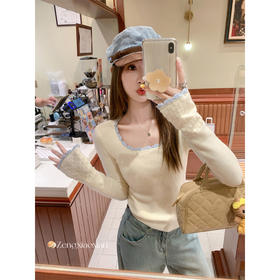 <曾小咸推荐>新款针织打底衫内搭长袖上衣