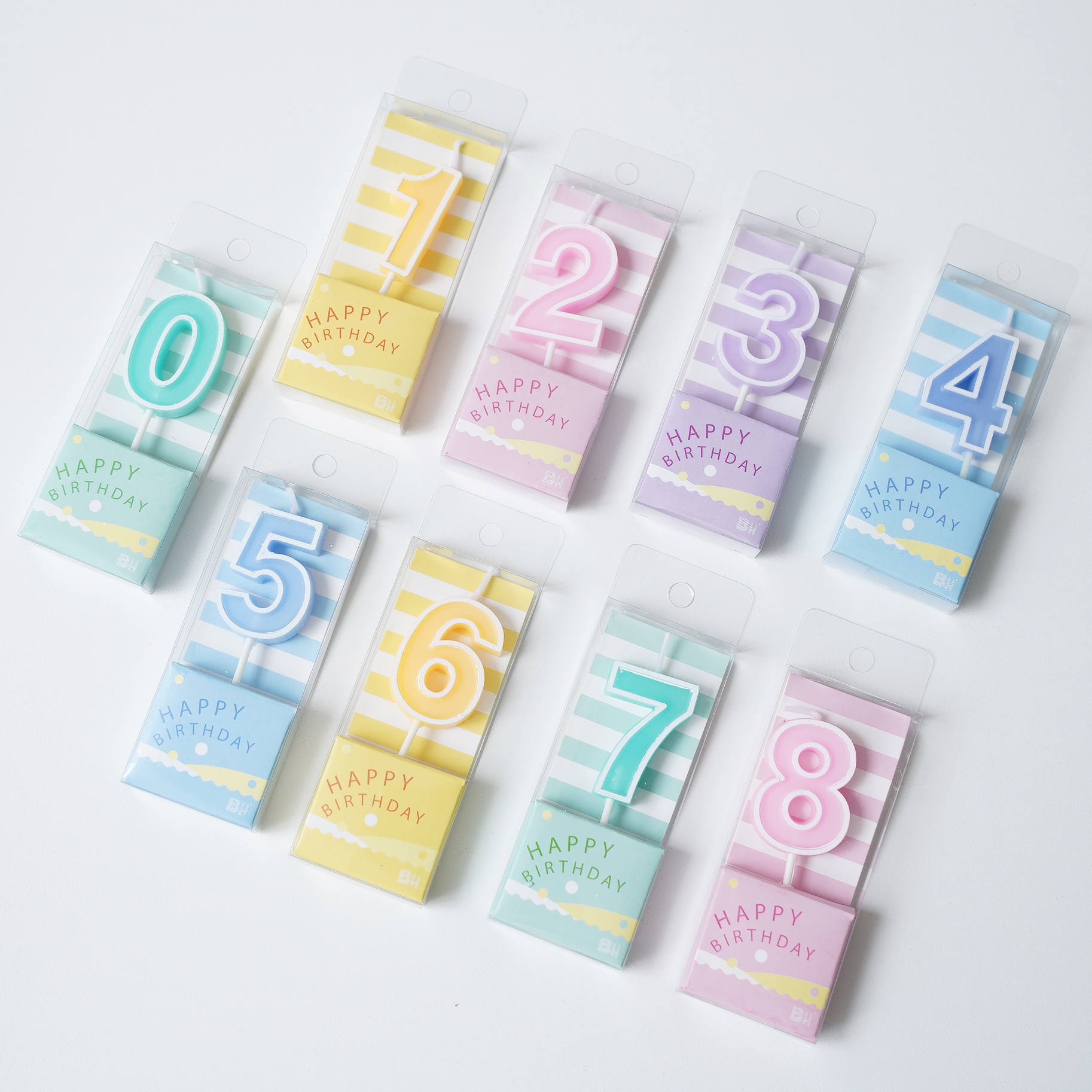 【积分兑换】彩色数字蜡烛