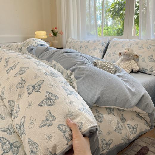 【YW】无忧购云感木棉皱皱双层纱四件套（截单3-5天发货) 商品图13