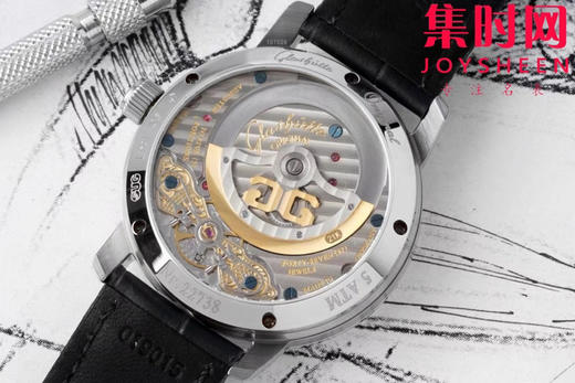 AI格拉苏蒂 原创偏心系列 有“德味儿”的腕表 原创90偏心大日历月相 男士腕表 商品图8