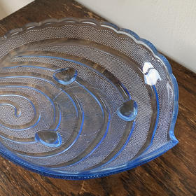 日本中古玻璃大果盘