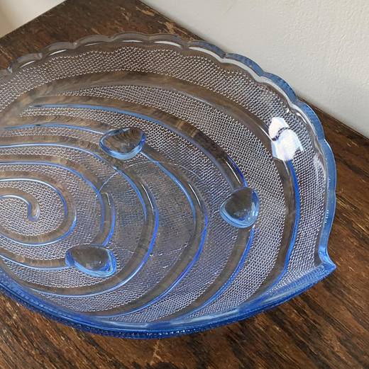 日本中古玻璃大果盘 商品图0