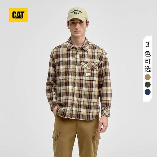 【云粉节】【95折】6楼卡特CAT秋款长袖衬衣浅卡其色CO3SHW31121C12，吊牌价698，现价663 商品图0