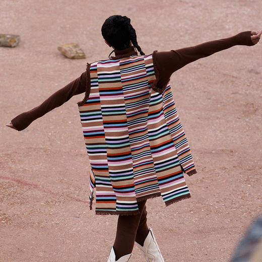 西藏手工邦典长款外套  SJF97W232N 商品图1