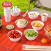 【批发】美丽雅一次性稻欢餐具套装杯碗碟筷10人份套装 1袋 商品缩略图2