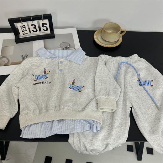 卡通卫衣套装2025秋季新款刺绣卫衣外套套装 商品图12