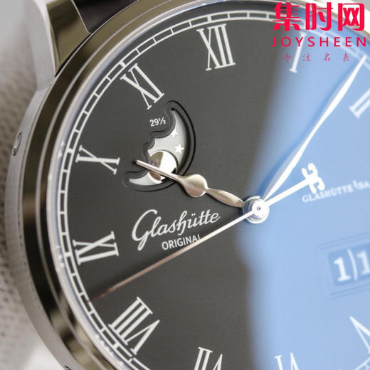 V9格拉苏蒂月相 原创议员月相款 参议员大日历 男士腕表 原装开模 商品图3