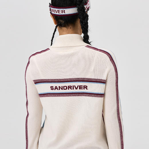 羊绒提花拉链开衫  SJF97W291N 商品图5