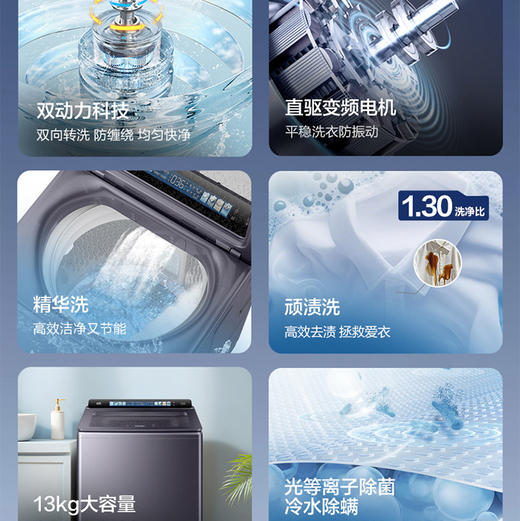 海尔（Haier）洗衣机 XQS130-BEV77A3 商品图2