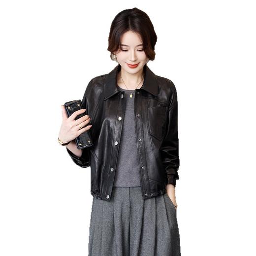 TC 23529真皮皮衣气质绵羊皮夹克外套短款 商品图4