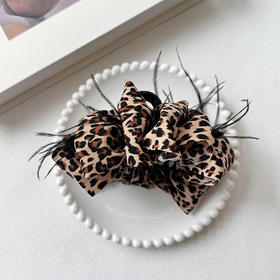 豹纹云朵羽毛抓夹纪念日百货门店同款165045135
