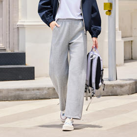 半身缘女裤 春季宽松时尚抽绳松紧腰抽绳脚口卫裤261102P17720029