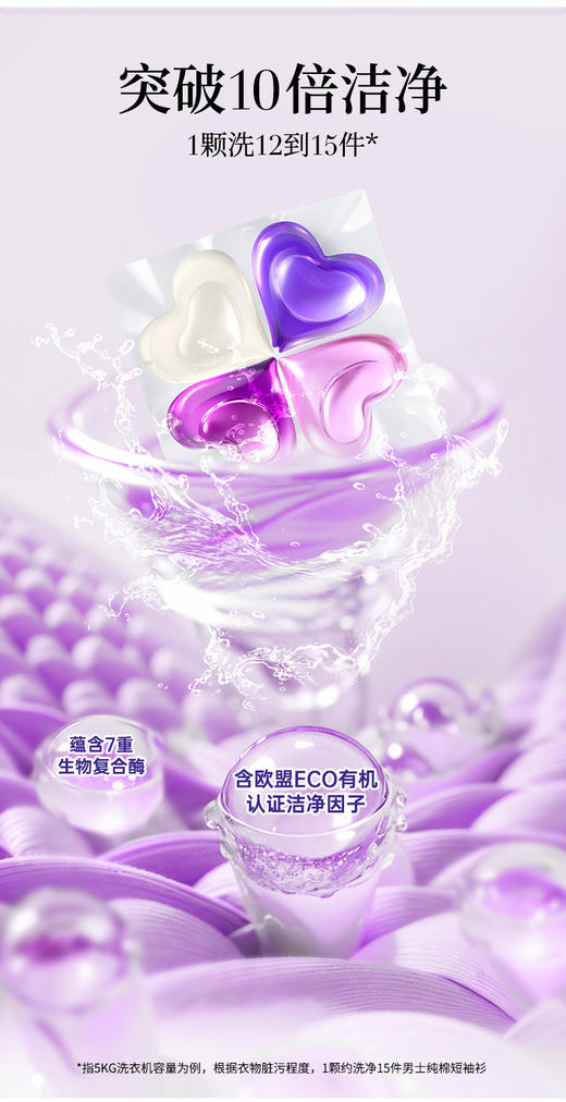 【XYY】SukGarden蔬果园贝蒂蓝薰衣草精油香氛4D洗衣凝珠SGY0372   10g*18颗 商品图6