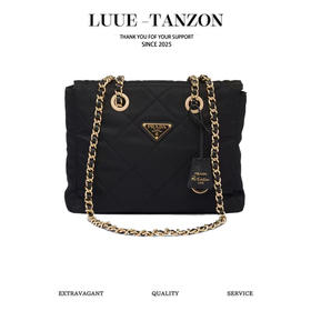 普拉达-金链菱格流浪包（LZ）