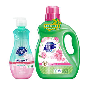 超能香氛洗衣液3KG+超能内衣洗衣液860G