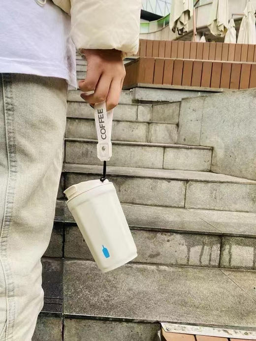 原单正品日本BLUEBOTTLE小蓝瓶水杯便携户外女密封陶瓷内胆保温咖啡杯 400ml 商品图3