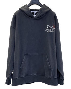 中性款logo刺绣连帽卫衣010