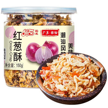 锦裕 红葱酥 腌面汤粉红葱头台湾卤肉饭调味料 下饭拌面蒜头酥油150g /粮油调味 /调味品 /复合调味料 商品图7