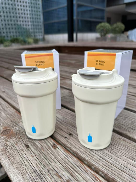 原单正品日本BLUEBOTTLE小蓝瓶水杯便携户外女密封陶瓷内胆保温咖啡杯 400ml 商品图4
