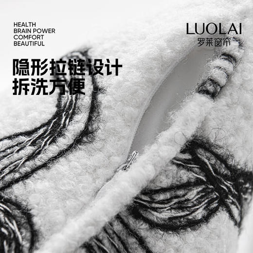 罗莱软装-画意流光抱枕  45*45 商品图4