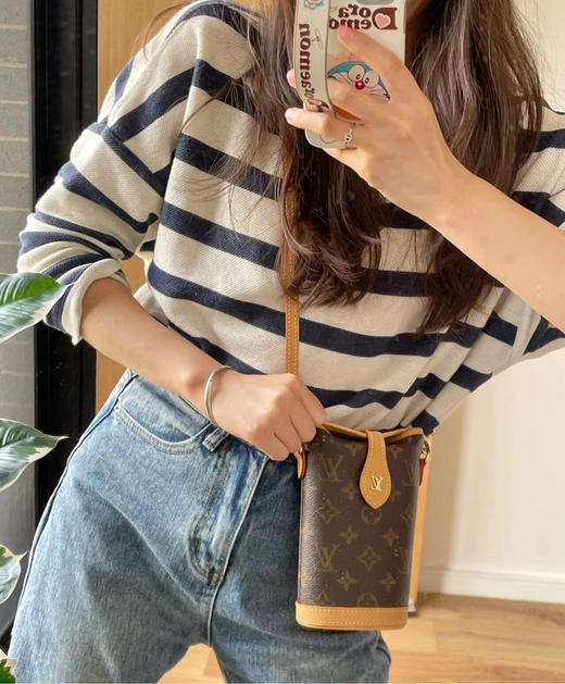 LV 老花 薯条 mini 斜挎包 商品图2