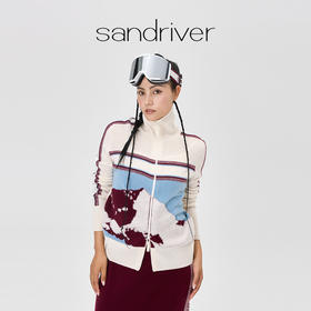 羊绒提花拉链开衫  SJF97W291N