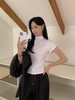 【GZ】无忧购韩系辣妹立领飞飞袖百搭修身显瘦短袖T恤5211（截单后3-5天发货) 商品缩略图7