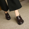 阿么手工女鞋高跟一脚蹬通勤乐福鞋上档次气质高端女士单鞋7.5CM 商品缩略图4