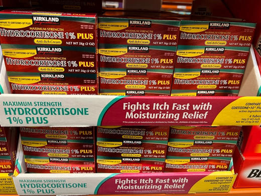 家庭必备品 【美国直邮特价198元/4支装🉐 包税包邮到手】成人以及2岁以上儿童可用！美国直邮Kirkland Signature Hydrocortisone1%PLUS柯克兰软膏4支装 商品图6