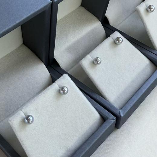 真多麻海水akoya珍珠耳钉6-7mm，不退换！ 商品图6