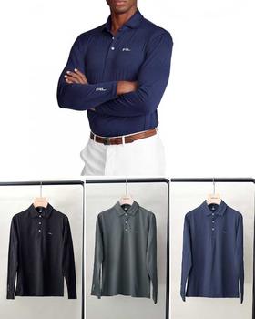 单品包邮现货 THS-限时 RLX马球 高尔夫系列 排汗吸湿功能 长袖衬衫 3色  AH2504