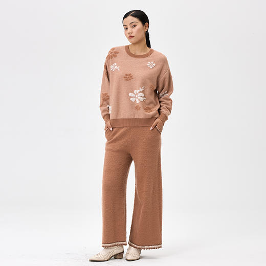 格桑花圆领女套衫  SJF97W289N 商品图1