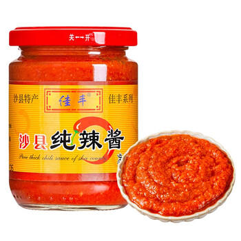 佳丰 沙县辣椒酱 福建小吃拌饭拌面酱 火锅蘸料香辣下饭调味酱230g /粮油调味 /调味品 /中式酱料 商品图4