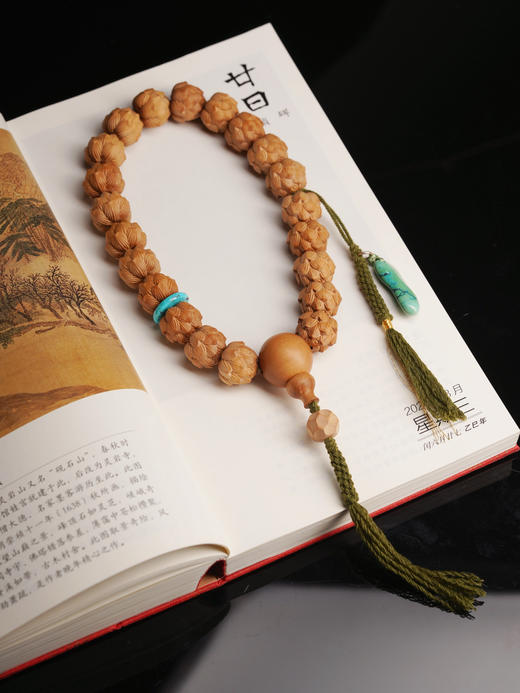 老山檀莲花珠手持 商品图0