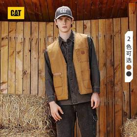 【云粉节】【95折】6楼卡特CAT秋款单马甲深卡其色CO3VEW36911C14，吊牌价758，现价720