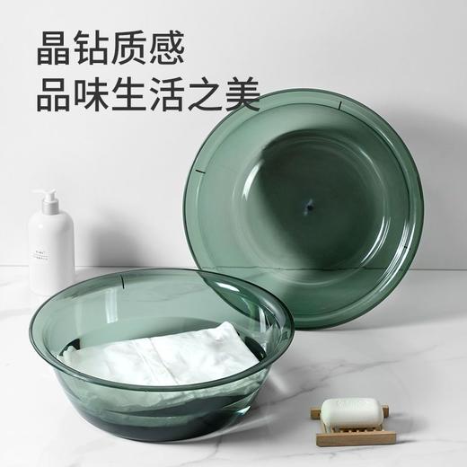 【批发】美丽雅盆 洗脸洗菜洗衣盆家用小号学生宿舍加厚耐用塑料盆 颜色随机 商品图3
