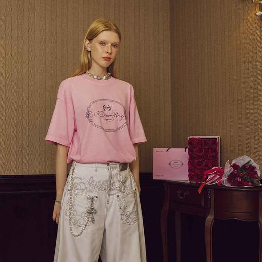 【青春为名 】2025陈立农全球巡回演唱会应援桃浦粉法纯棉情侣t恤804 商品图2