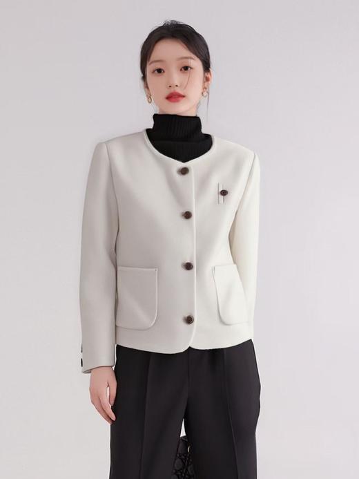 【高端系列】手工定制109款100%澳洲超细羊毛双面外套-喜出 商品图1