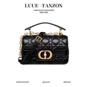 迪奥    CARO 手袋  牛皮革绗缝效果超大藤格纹  手提包 单肩包（LZ）