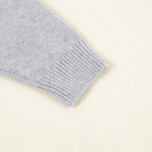 贝贝怡英伦风春秋新款男童毛衣软弹亲肤中大童线衫学院风撞色针织衫ZB3ES053 商品图7