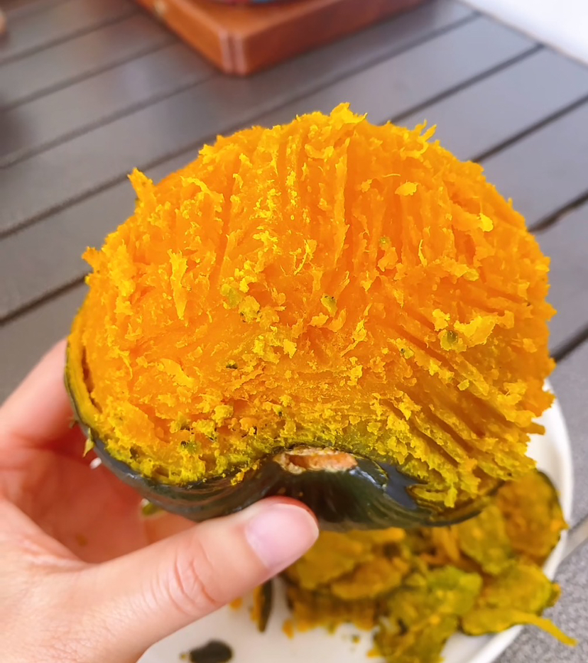 三色栗栗小南瓜，有机种植，粉糯香甜，满口栗香，全家分享！