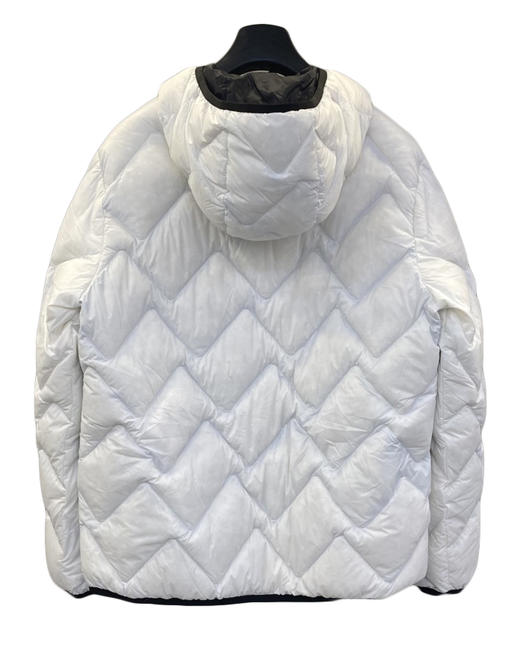中性款菱格纹连帽羽绒服外套018 商品图1
