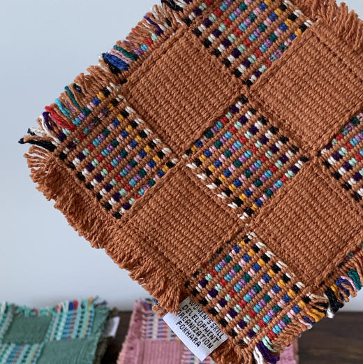 尼泊尔手工梭织杯垫 商品图2