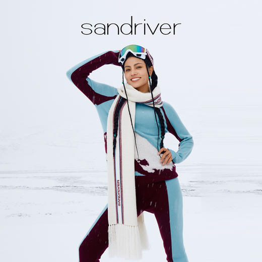 羊绒针织流苏围巾  SJF97P781A SJF97P781N 商品图0