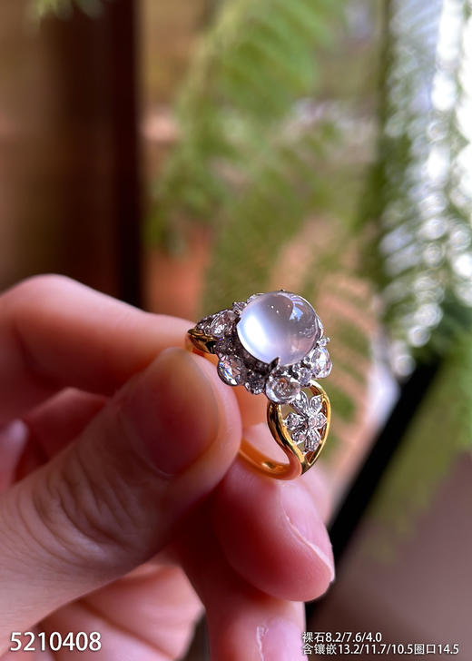 5210408，蛋面戒指。具体价格微信咨询 商品图2