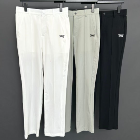 P*家 男士高尔夫男款夏季薄款速干 简约时尚休闲运动韩版长裤DF05
