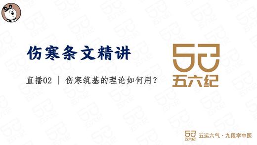 直播2.伤寒筑基理论的条文解读应用 商品图0