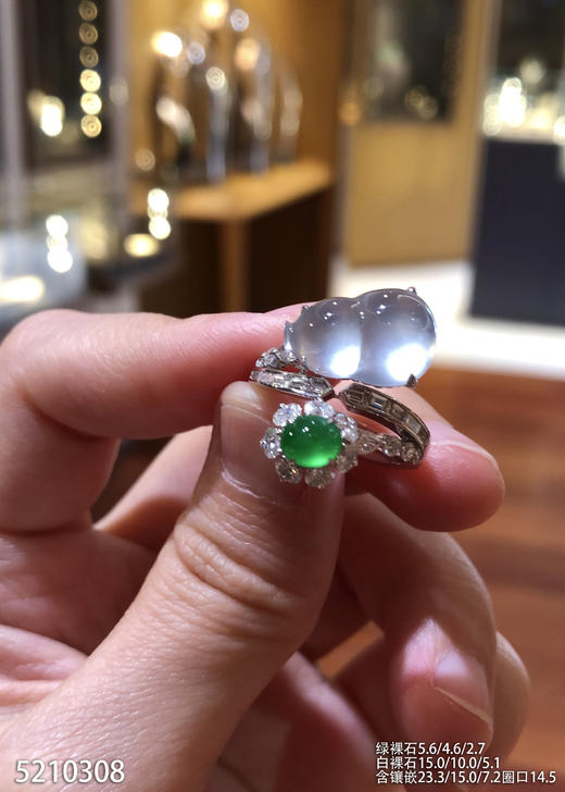 5210308，葫芦戒指。具体价格微信咨询 商品图2